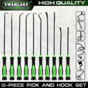 10pcs Auto Pick & Hook Set, Oil/O-Ring Seal Gasket Puller Remover Tool NEW