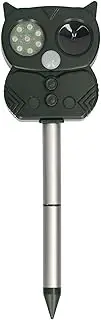 SHANGLIN Solar Powered Animal and Bird Repeller Universal Outdoor Solar Powered Motion Sensor Repellent with Flashing Light & ble Alarm