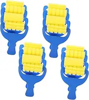 12pcs Roller Sponge Brush Bulk Craft Paint Roller Small Craft Kit Mini Craft Kit Foam Roller Art Sponge Rollers for Crafting Painting Craft Sponge Plastic
