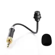 Boya BY-UM2 3.5mm Locking-type Mini Gooseneck Omnidirectional Flexible Audio Microphone