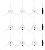 [YBVABE] Side Brush for Roborock S8 Series / S7 Series / S6 Series / S5 Series / Q5 Series / Q7 Series/E Series/T Series Robots Vacuum Cleaner Accessories - 9 Pack Washable Side Brushes