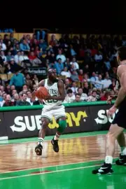 Sherman Douglas Boston Celtics looks to pass played at the Boston - Old Photo