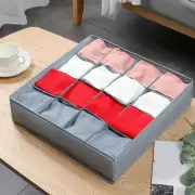 16 Grids Foldable Storage Box Bra Underwear Closet Organizer Drawer Divider Kit