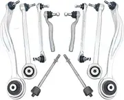10pcs Front Suspension Control Arm Stabilizer Link Tie Rod Kits Compatible For Mercedes Benz GLK X204 4-Matic 2043308011 2043308111