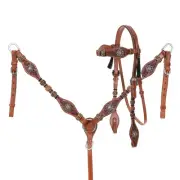 Cowboy Heritage Browband Headstall and Breastcollar Set