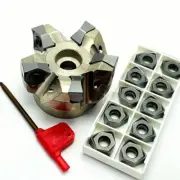 MFWN90 50-22 4Flute 50mm CNC Fast Forward Feed Milling Cutter + 10Pcs WNMU080608