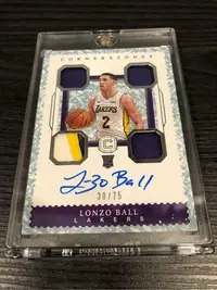 在飛比找Yahoo!奇摩拍賣優惠-2017-18 Lonzo ball 限量75張 rpa c