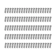 100 PCS Gridwall Utility Hook Grid wall Panel Display Picture Notch Chrome