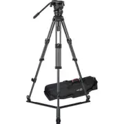 Sachtler System FSB 4 Sideload and 75/2 CF Tripod Legs w/ Ground Spreader & Bag