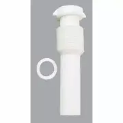 (6)-Do it 1-1/2 In. x 12 In. White Plastic Tailpiece. Sink Drain. Model: 400649