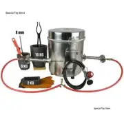 16 KG Large Gas Metal Melting Furnace 2642°F/1450°C Propane Forge Dual Burner