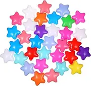 ERINGOGO 100Pcs Star Shaped Ocean Balls Safe Crush for Indoor Ball Pits Playgrounds and Swimming Pools for Shape Color Recognition