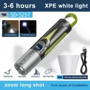 Portable LED Torch Light Super Bright Light Camping USB Rechargeable Waterpr βρ-