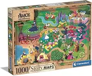 [Clementoni] Puzzle Alice in Wonderland Story Maps 1000 Pieces