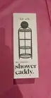 Kitsch Self-Draining Shower Caddy Suction Cup, Rust Proof Bar Soap Holder Sealed