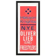 Oliver Lieb NYE Daybill Poster Framed
