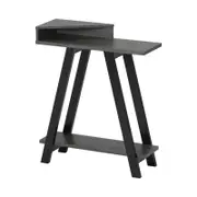 Familand 2-Tiers Wooden Console Table For Front Door Living Room Foyer Hallway
