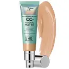 NEW IT Cosmetics CC+ Cream Natural Matte Foundation with SPF 40 in Medium Tan