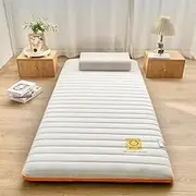 Japanese Futon Mattress - Full Size Foldable Floor Mat for Dorm, Guest, Sofa & Camping/Yoga, Ultra-Soft Multi-Use Pad