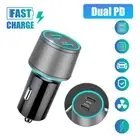 2 Ports Type-C PD 30W Phone Car Charger Adapter 12V Fast Charging Accessories