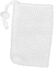 ADOCARN Soap Bath Bag Sink Pool Toiletry Wrapper Handwash Saver Soap Dispenser Soap Dish for Shower Liquid Vacuum Exfoliating Clear Cleaner Soap Holder Bathing Supply Nylon