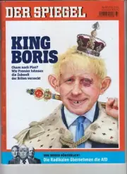 KING BORIS JOHNSON DER SPIEGEL MAGAZINE SEPTEMBER 2019 NO LABEL GERMAN