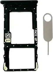 Single Sim Card Tray Slot Holder Micro SD Card Replacement for Motorola Moto G Stylus 5G 2022 XT2215 (Steel Blue)