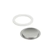 Bialetti 9 Cup Aluminum Ring + Filter