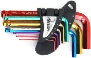 9Pcs Hex Wrench, Allen Wrench Set, Portable Hex Wrench, Metal Long Arm Metal Key
