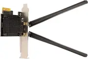 Wireless Network WiFi Card, 5400Mbps Gigabit Tri Band Networking Cards, Support 2.4G/5G/6G, 6dBi High Gain Omnidirectional Antenna, Winodows 10/11 64 Bit System