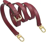 HUADEK Genuine Leather Purse Strap Replacement Crossbody Handbag Long Adjustable