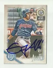 Cleveland Indians GREG ALLEN Signed 2018 Topps Gypsy Queen Card #215