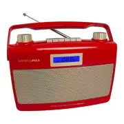 HX-500R Portable AM/FM Radio, Bluetooth, USB Port for MP3 Playback, Aux-in, A...
