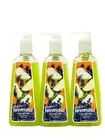 3 BATH & BODY WORKS APPLE LAVENDER ANTI-BACTERIAL DEEP CLEANSING HAND SOAP NEW