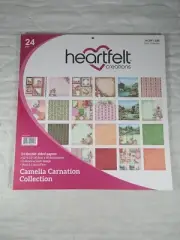 Heartfelt Creations Double-Sided 12"X12" Camelia Carnation Collection HCDP1-285