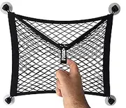 FixSac 2 Storage Net for Attaching Without Drilling for Commercial Vehicles, Motorhomes, Mobile Homes, Caravans, Boats etc. (45 x 40 cm)