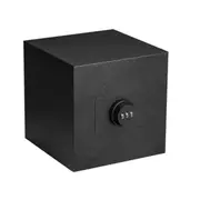 Piggy Bank For Adults, Stainless Steel Combination Reusable Safe, Metal Money Box with Combination Black