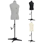 Dress Form Adjustable Dressmaker Tailor Dummy Male Display Mannequin vidaXL