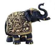 Indian Traditional Resin Elephant Showpiece For Brings Goodluck & Home Decor