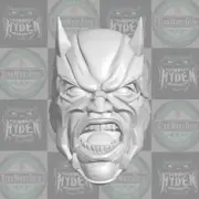 Shadow Daredevil v1 custom head for Marvel Legends & other action figures