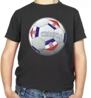 Croatia Football Flag Kids T-Shirt - Croatian - World Cup - Modric - Soccer