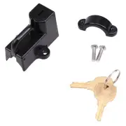 Universal Black 7/8'' 22mm Adjustable Anti-theft Helmet Lock Scooter Motorcycle