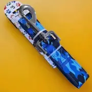 Leash Large Dog Up To 90 lb Blue Camo 48x1" New