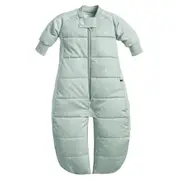 Ergopouch Sleep Suit Organic Cotton Sleeping Bag TOG 3.5 for 3-12m Baby Sage GRN