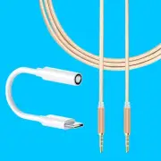 Premium Type C to 3.5mm Audio Cable & DAC Chip + Aux Cable for HTC U Paly