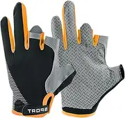 [Generic] Bikes Riding Gloves | Anti-Slip Ice Silk Workout Gloves,UV Protection Cycling Gloves, Adjustable Gloves for Men & Women, Kayaking, Paddling, Hiking