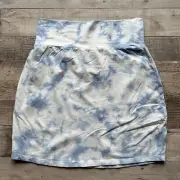 Pink Victorias Secret Mini Skirt Girls Large Light Blue Tie Dye New