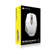 Corsair M65 RGB Ultra Wireless White Tunable FPS Gaming Mouse 26000 DPI Optical
