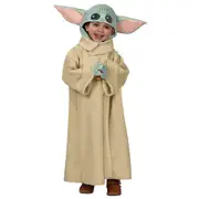 Kids Baby Star Wars The Mandalorian Yoda Cosplay Costume Halloween Party Dress Up 3-10years 3-4 Years
