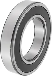 X AUTOHAUX 6216VV Deep Groove Ball Bearings 80x140x26mm P4 Double Rubber Seal Lubricated Bearings 1 Pcs Car Scooter Skateboard Wheel Universal Silver Tone,Black